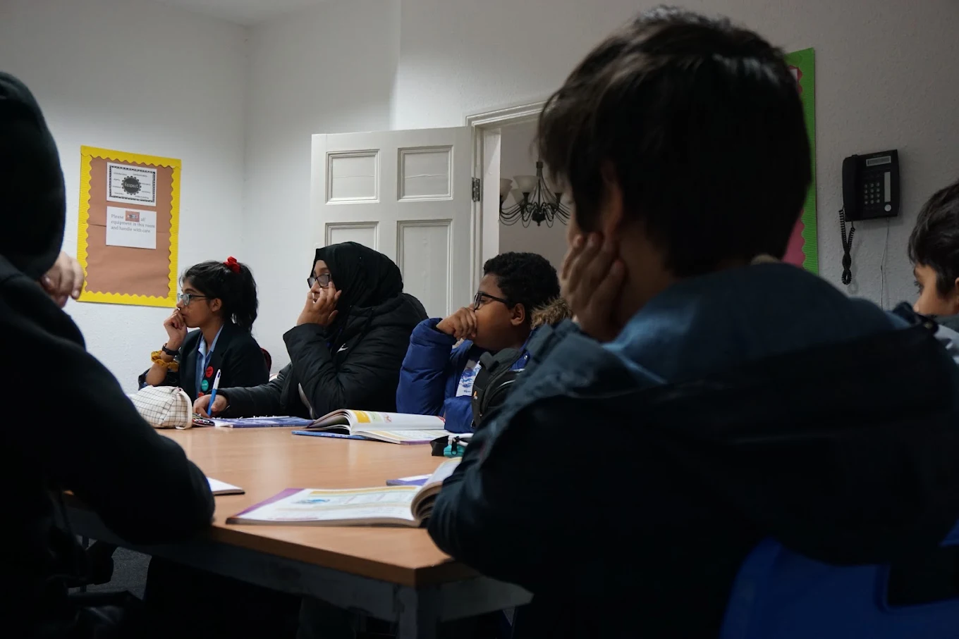 A confident Edgbaston Tuition Centre student in class