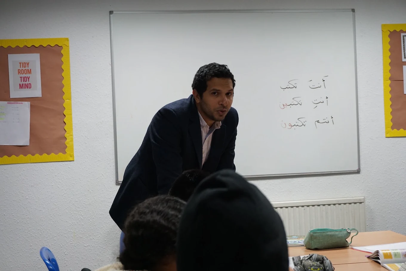 An educator leading a lesson at Edgbaston Tuition Centre